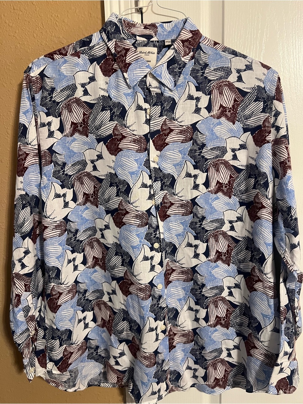 Murano Baird McNutt linen shirt sz x large